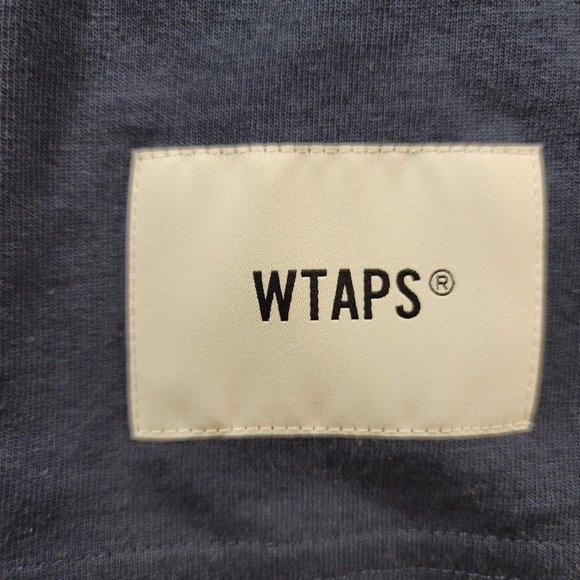 New Balance x WTAPS TC Jersey Long Sleeve T-shirt Men's Size Small MT01606 Blue - Picture 5 of 12